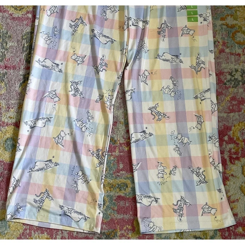 NWT Disney Winnie The Pooh Eeyore Pajama Pants Sleepwear Loungewear Womens Large - Picture 4 of 15
